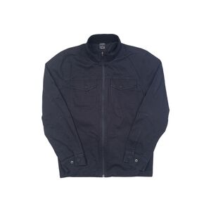 Oakley Jacket Snap Shacket Full Zip Men's Large Black Utility Canvas Lightweight